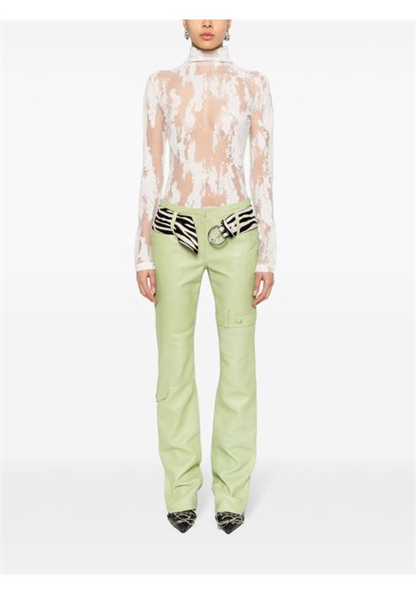 top jacquard donna bianco in cotone ACNE STUDIOS | AL0398AEG